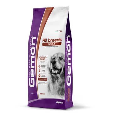 Clarins Gemon All Breeds Agnello E Riso Cibo Secco Cani Adulti Sacco 15 Kg
