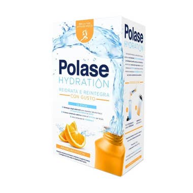 Clarins Polase Hydration Integratore Alimentare Magnesio/Potassio Sali Minerali Vitamina C Arancia 12 Stick