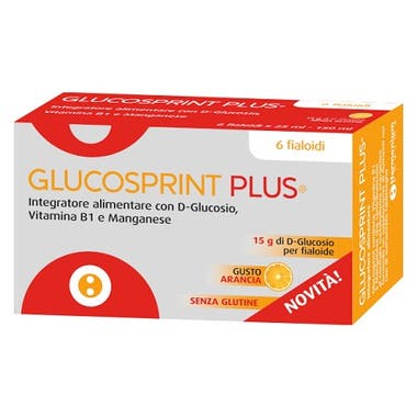 Clarins Glucosprint Plus Arancia 6 Fiale
