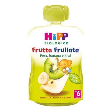 Clarins Hipp Bio Frutta Frullata Pera Banana Kiwi 90g 6 Mesi +