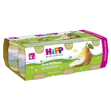 Clarins Hipp Bio Omogeneizzato Pera Williams 100% 6x80g