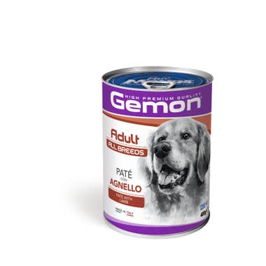 Clarins Gemon Paté con Agnello Cibo Umido Cani Adulti Barattolo 400 g