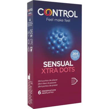 Clarins Control Sensual Xtra Dots 6 Preservativi Spedizione Gratuita