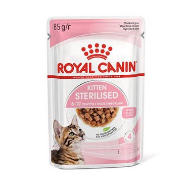 Clarins Royal Canin Kitten Sterilised Bocconcini In Gelatina 85g Italy