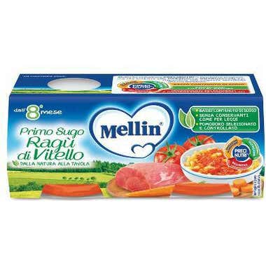 Clarins Mellin Primo Sugo Ragù Di Vitello 8M+ 2x80g