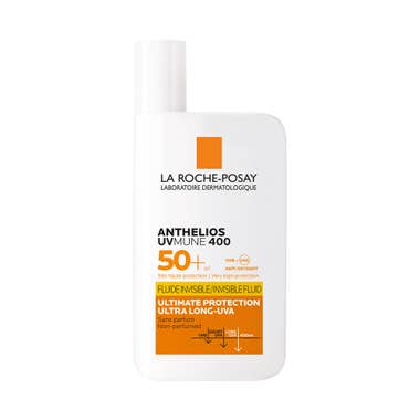 Clarins La Roche-Posay Anthelios UVMune 400 Fluido Invisibile Senza Profumo Viso 50ml SPF50+ Offerta Giorno del Papà