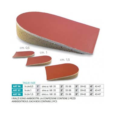 Clarins Orione Ok Ped 98 Rialzo Tallone H 1 5cm Taglia 2