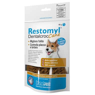 Clarins Restomyl Dentalcroc Supporto Nutrizionale Cani 60g