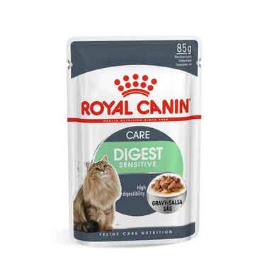 Clarins Royal Canin Digestive Sensitive Umido Per Gatti Sfilaccetti In Salsa Bustina 85g Fino al 50% di sconto